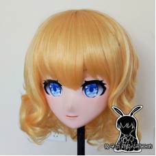 (RB384)Customize Full Head Quality Handmade Female/Girl Resin Japanese Anime Cartoon Character Kig Cosplay Kigurumi Mask